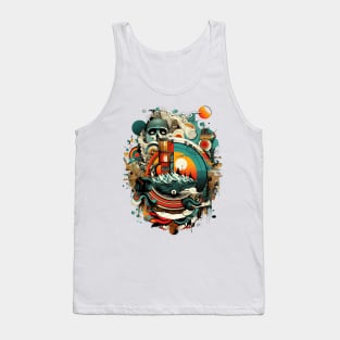 Retro 70s/80s Graphic Collage Unisex T-shirt Tank Top